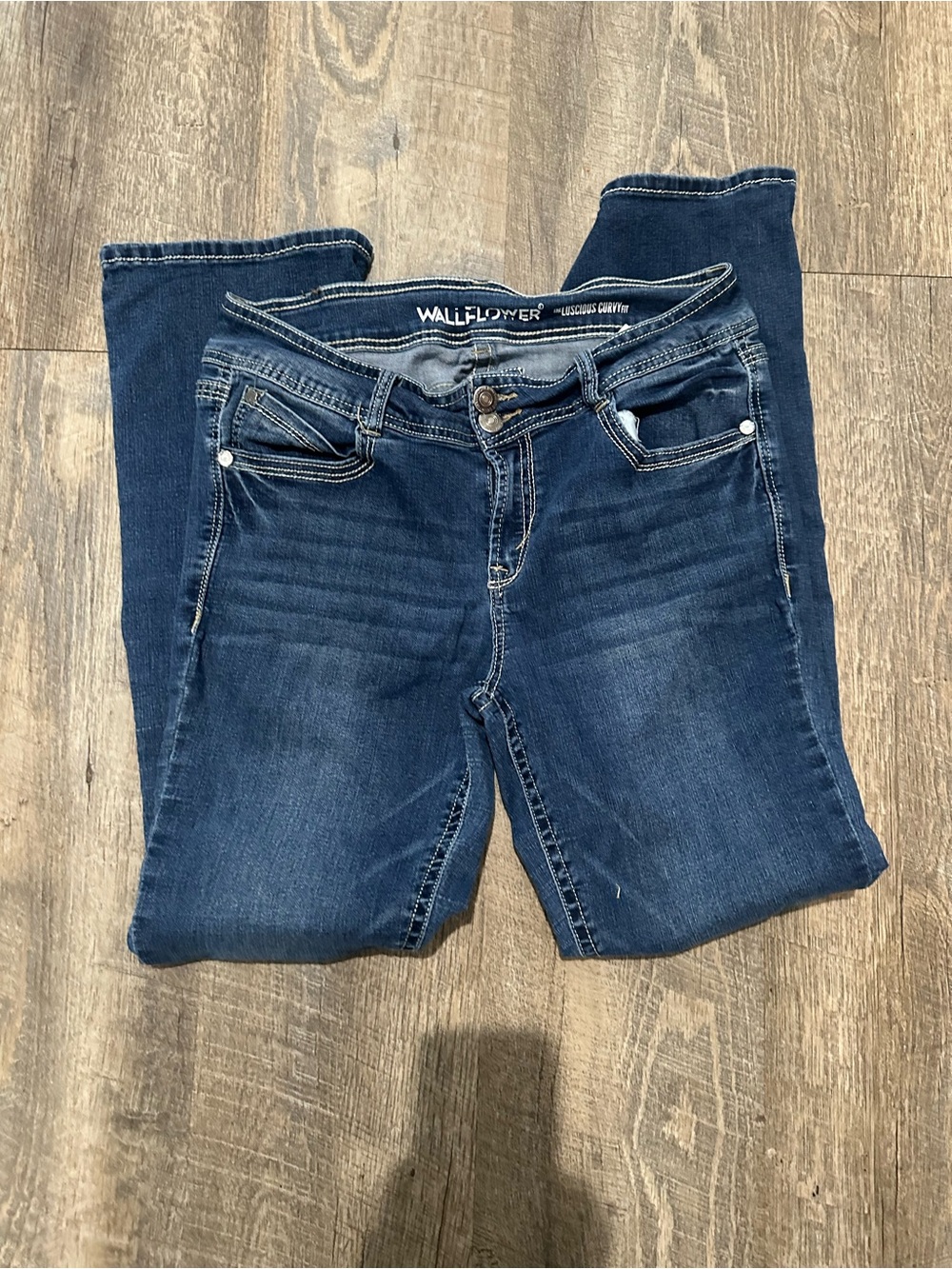Wallflower Women's Indigo Bootcut Jeans